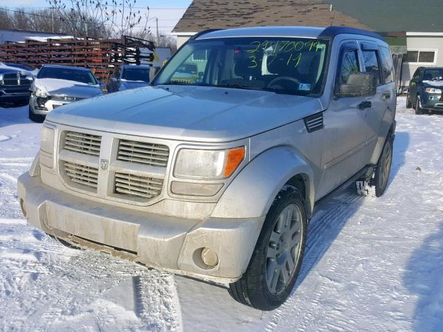 1D4PU4GK8BW517986 - 2011 DODGE NITRO HEAT SILVER photo 2