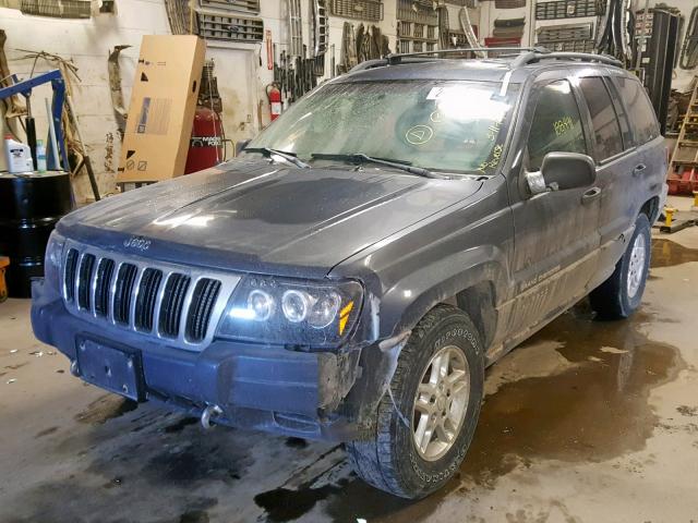 1J4GW48S33C569089 - 2003 JEEP GRAND CHER BLUE photo 2