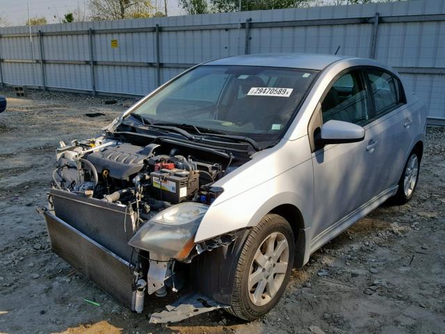 3N1AB6AP0BL651716 - 2011 NISSAN SENTRA 2.0 SILVER photo 2