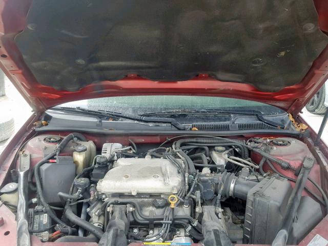 2G1WC5EM7A1183129 - 2010 CHEVROLET IMPALA LTZ BURGUNDY photo 7