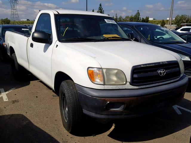 5TBJN3219YS069980 - 2000 TOYOTA TUNDRA WHITE photo 1