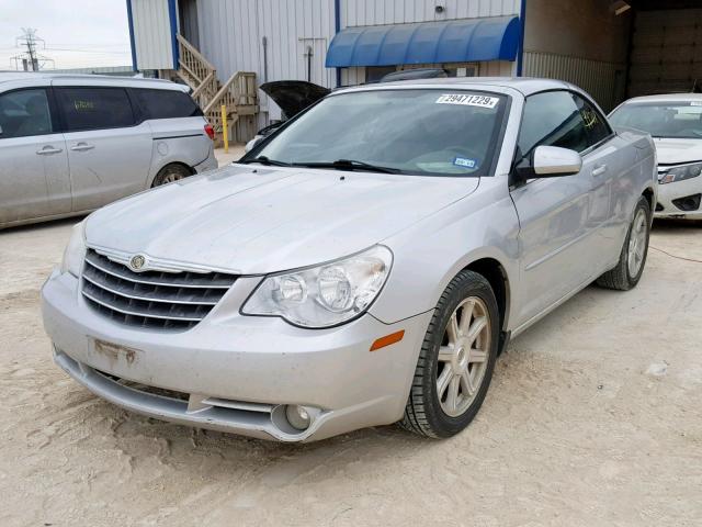 1C3LC55R48N267220 - 2008 CHRYSLER SEBRING TO SILVER photo 2