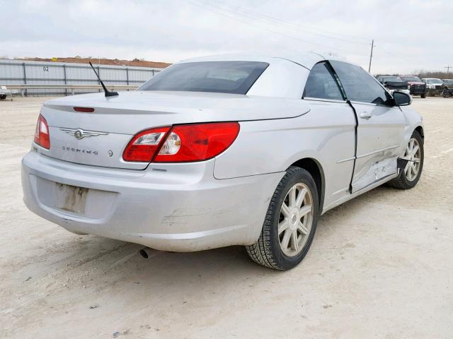 1C3LC55R48N267220 - 2008 CHRYSLER SEBRING TO SILVER photo 4