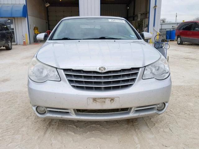 1C3LC55R48N267220 - 2008 CHRYSLER SEBRING TO SILVER photo 9