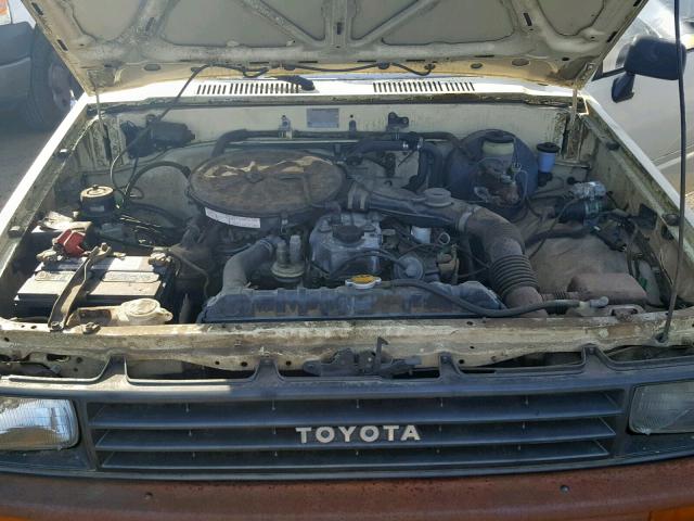 JT4RN50R7H0249475 - 1987 TOYOTA PICKUP 1/2 TAN photo 7