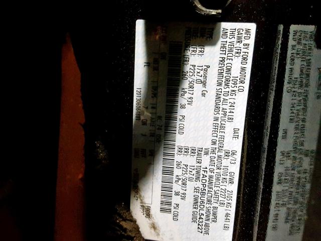 1FADP5BU6DL543227 - 2013 FORD C-MAX SEL BLACK photo 10