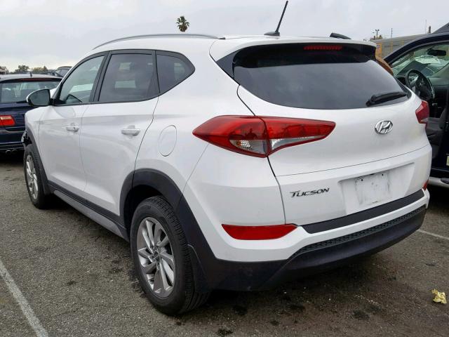 KM8J33A4XHU351299 - 2017 HYUNDAI TUCSON LIM WHITE photo 3