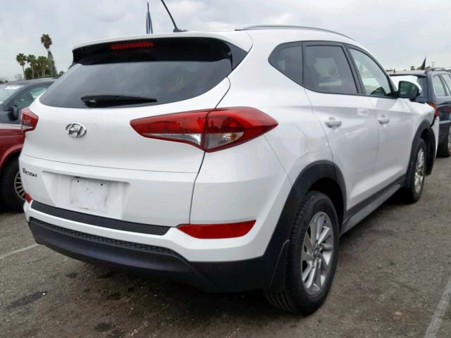 KM8J33A4XHU351299 - 2017 HYUNDAI TUCSON LIM WHITE photo 4