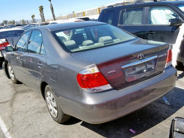 4T1BE32K35U979907 - 2005 TOYOTA CAMRY LE CHARCOAL photo 3