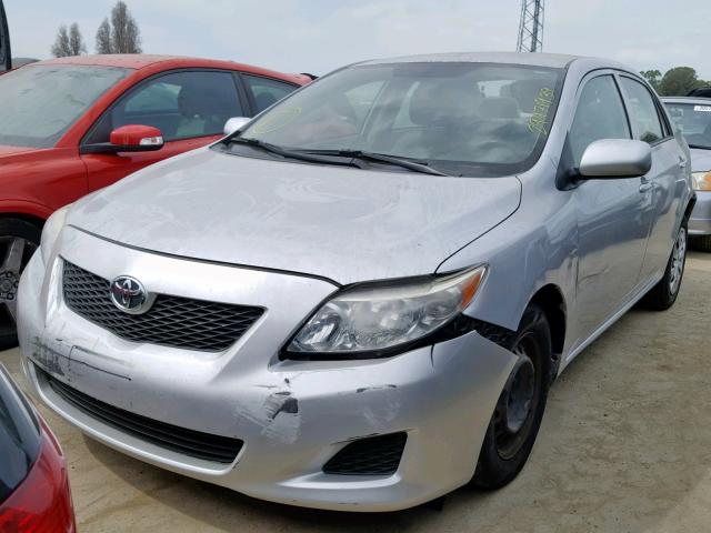 1NXBU40E79Z008520 - 2009 TOYOTA COROLLA BA SILVER photo 2
