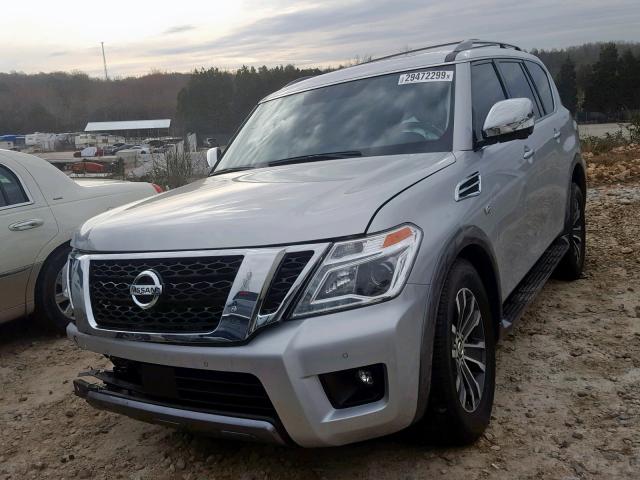 JN8AY2ND9K9087629 - 2019 NISSAN ARMADA SV SILVER photo 2