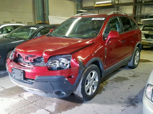 3GNAL2EKXDS633144 - 2013 CHEVROLET CAPTIVA LS 栗色 照片 2