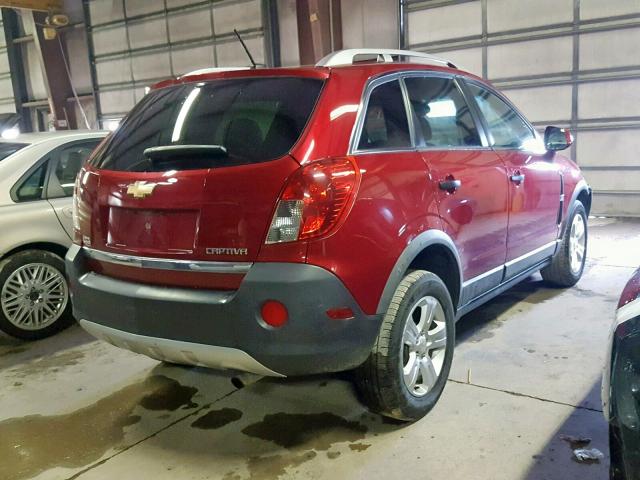 3GNAL2EKXDS633144 - 2013 CHEVROLET CAPTIVA LS 栗色 照片 4
