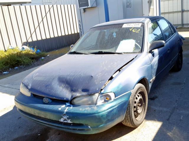 1Y1SK5285YZ431407 - 2000 CHEVROLET GEO PRIZM 绿色 照片 2