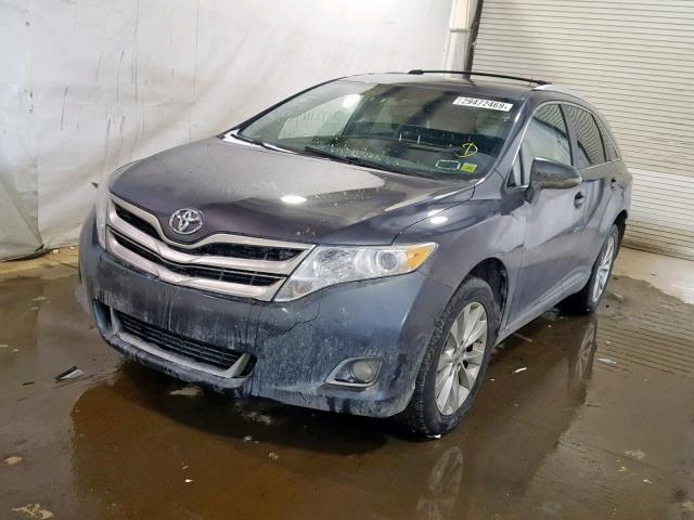 4T3BA3BB2DU047232 - 2013 TOYOTA VENZA LE GRAY photo 2