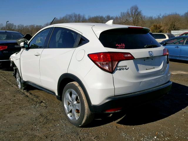 3CZRU6H52GM725826 - 2016 HONDA HR-V EX WHITE photo 3