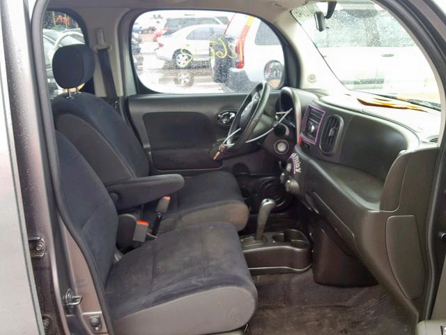 JN8AZ2KR4AT162669 - 2010 NISSAN CUBE BASE GRAY photo 5