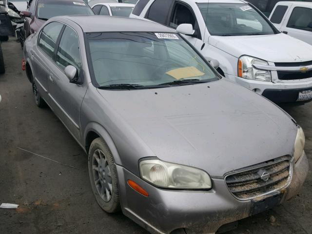 JN1CA31D11T832852 - 2001 NISSAN MAXIMA GXE GRAY photo 1