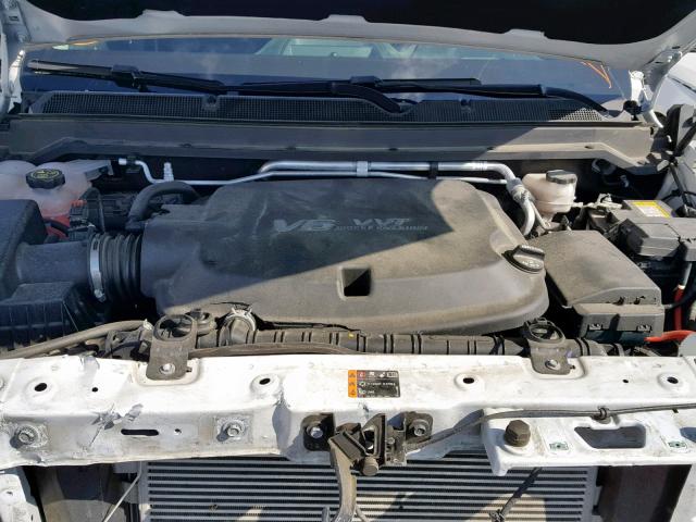 1GCGSCEN3H1185326 - 2017 CHEVROLET COLORADO L WHITE photo 7