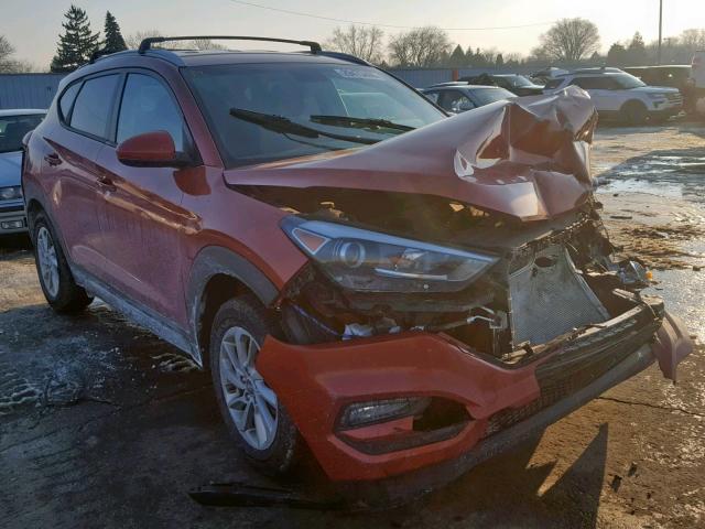 KM8J3CA47GU097341 - 2016 HYUNDAI TUCSON LIM ORANGE photo 1