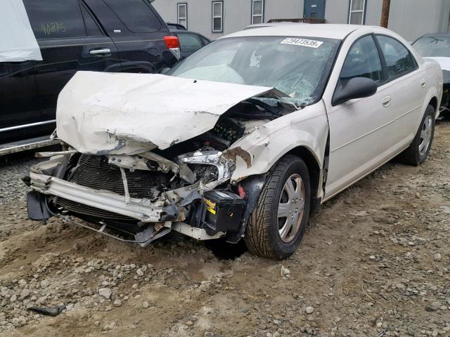 1C3EL46X34N297397 - 2004 CHRYSLER SEBRING LX WHITE photo 2