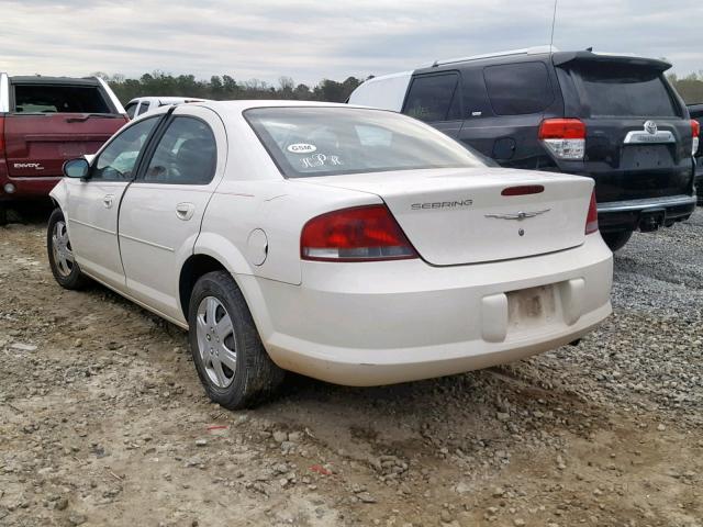 1C3EL46X34N297397 - 2004 CHRYSLER SEBRING LX WHITE photo 3