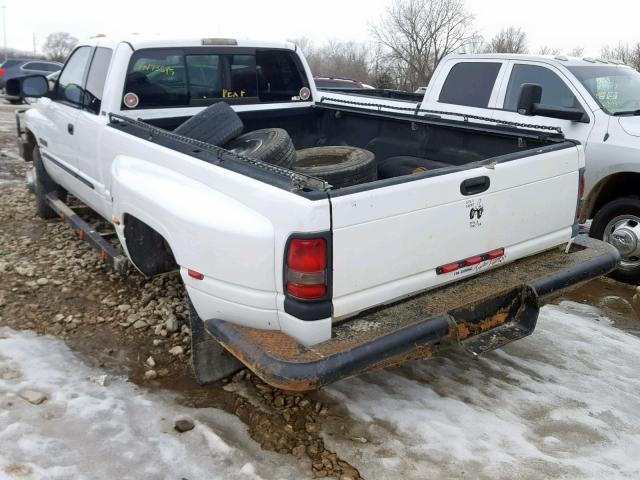 1B7MF33781J545465 - 2001 DODGE RAM 3500 WHITE photo 3