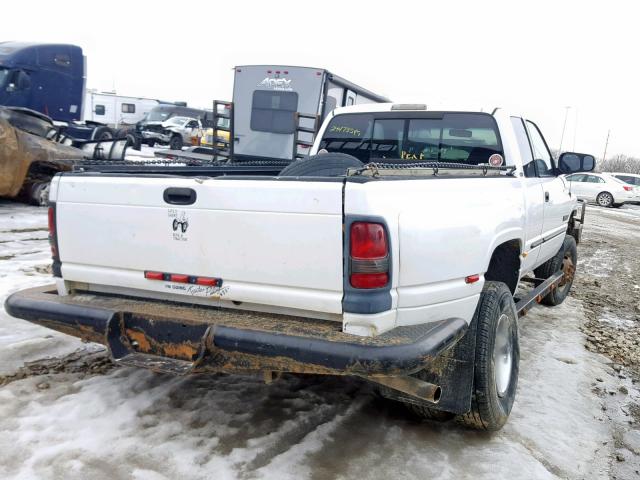 1B7MF33781J545465 - 2001 DODGE RAM 3500 WHITE photo 4