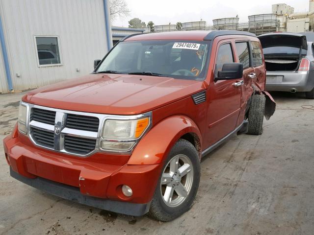 1D8GU28K89W509852 - 2009 DODGE NITRO SE ORANGE photo 2