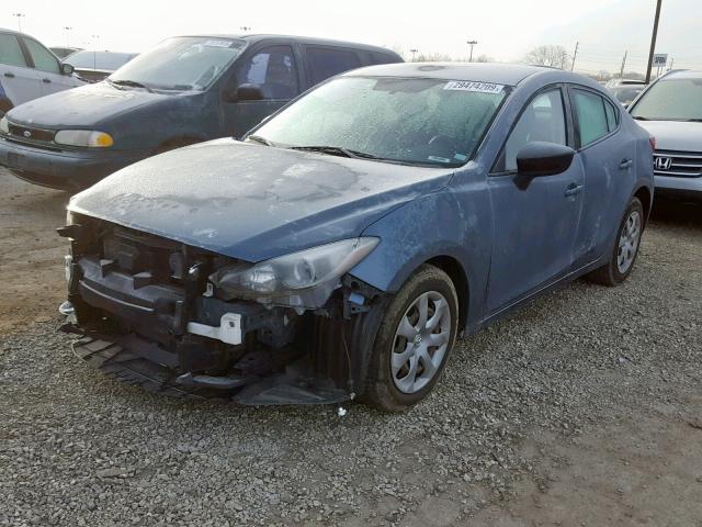 JM1BM1T75F1266466 - 2015 MAZDA 3 SV BLUE photo 2