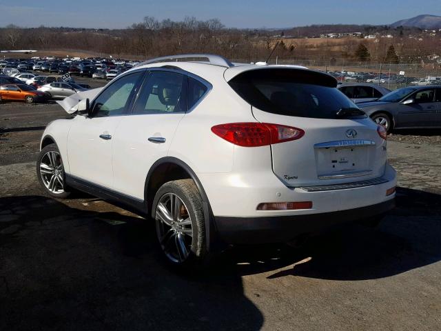 JN1AJ0HR2CM452116 - 2012 INFINITI EX35 BASE WHITE photo 3