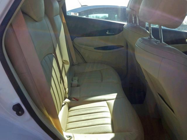 JN1AJ0HR2CM452116 - 2012 INFINITI EX35 BASE WHITE photo 6