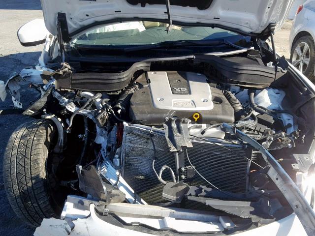 JN1AJ0HR2CM452116 - 2012 INFINITI EX35 BASE WHITE photo 7