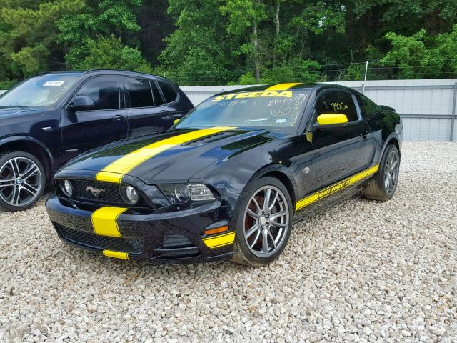 1ZVBP8CF9E5242537 - 2014 FORD MUSTANG GT BLACK photo 2