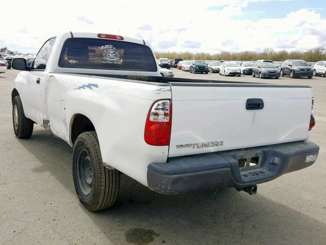 5TBJU32155S453138 - 2005 TOYOTA TUNDRA WHITE photo 3