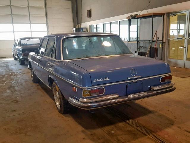 10801610038869 - 1970 MERCEDES-BENZ B BLUE photo 3