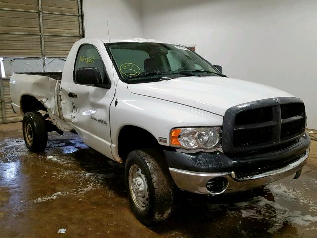 3D7KU26D93G772862 - 2003 DODGE RAM 2500 S WHITE photo 1