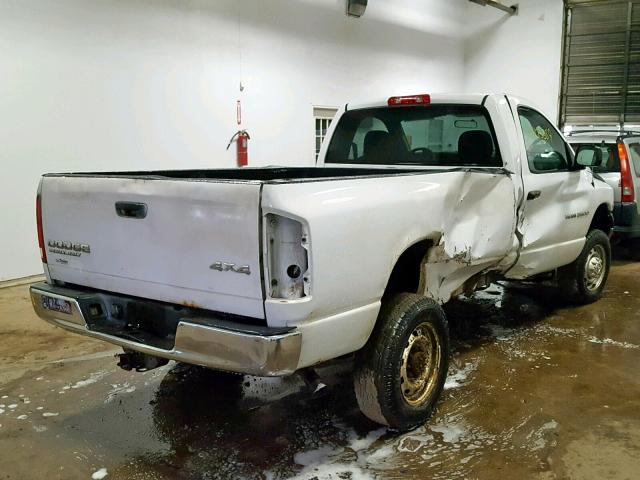 3D7KU26D93G772862 - 2003 DODGE RAM 2500 S WHITE photo 4