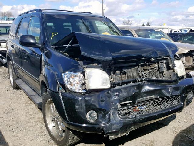 5TDZT38A32S059329 - 2002 TOYOTA SEQUOIA LI BLACK photo 1