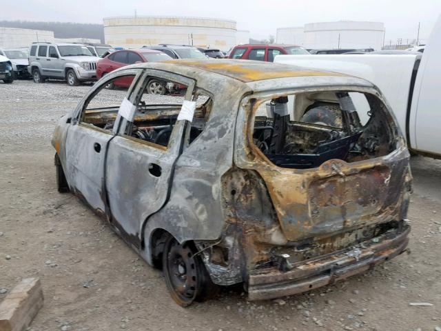 KL1TD6DE8AB126209 - 2010 CHEVROLET AVEO LS BURN photo 3