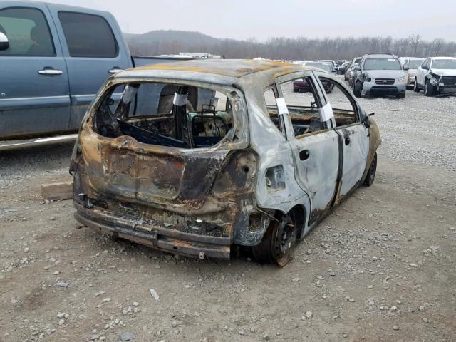 KL1TD6DE8AB126209 - 2010 CHEVROLET AVEO LS BURN photo 4