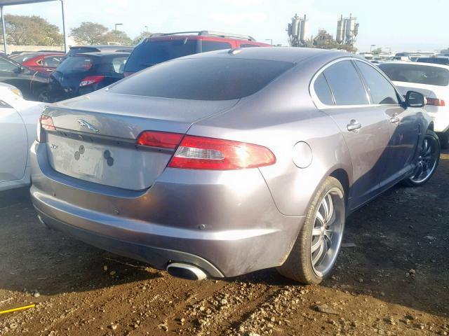 SAJWA05B19HR43273 - 2009 JAGUAR XF LUXURY GRAY photo 4