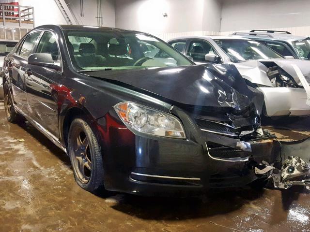 1G1ZG57B094163494 - 2009 CHEVROLET MALIBU LS BLACK photo 1