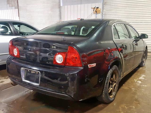 1G1ZG57B094163494 - 2009 CHEVROLET MALIBU LS BLACK photo 4