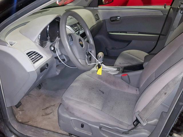 1G1ZG57B094163494 - 2009 CHEVROLET MALIBU LS BLACK photo 5