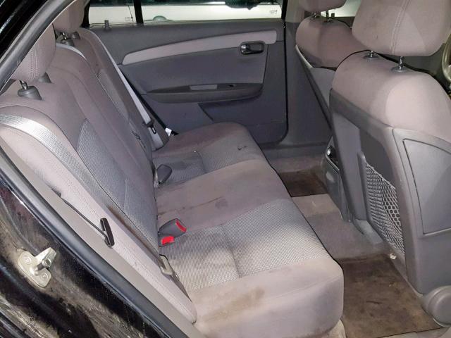 1G1ZG57B094163494 - 2009 CHEVROLET MALIBU LS BLACK photo 6