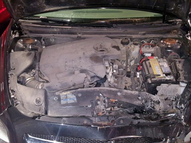 1G1ZG57B094163494 - 2009 CHEVROLET MALIBU LS BLACK photo 7