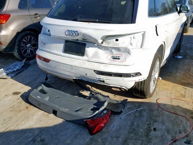 WA1CNBFYXJ2046927 - 2018 AUDI Q5 PRESTIG WHITE photo 9