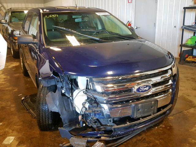 2FMDK3GC2BBB11255 - 2011 FORD EDGE SE BLUE photo 1