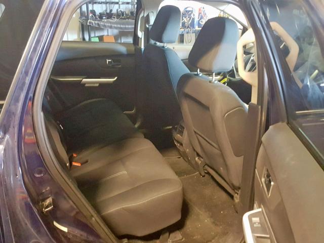 2FMDK3GC2BBB11255 - 2011 FORD EDGE SE BLUE photo 5